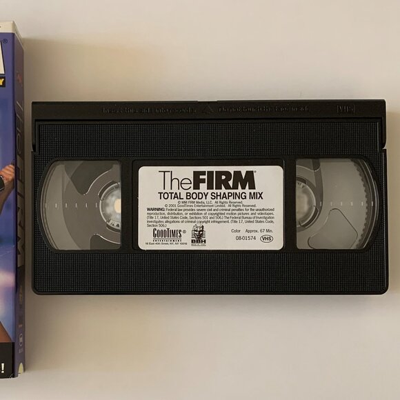 The Firm Total Body Shaping Mix VHS Tape - Vintage 2001 Fitness & Exercise Video - Picture 4 of 5